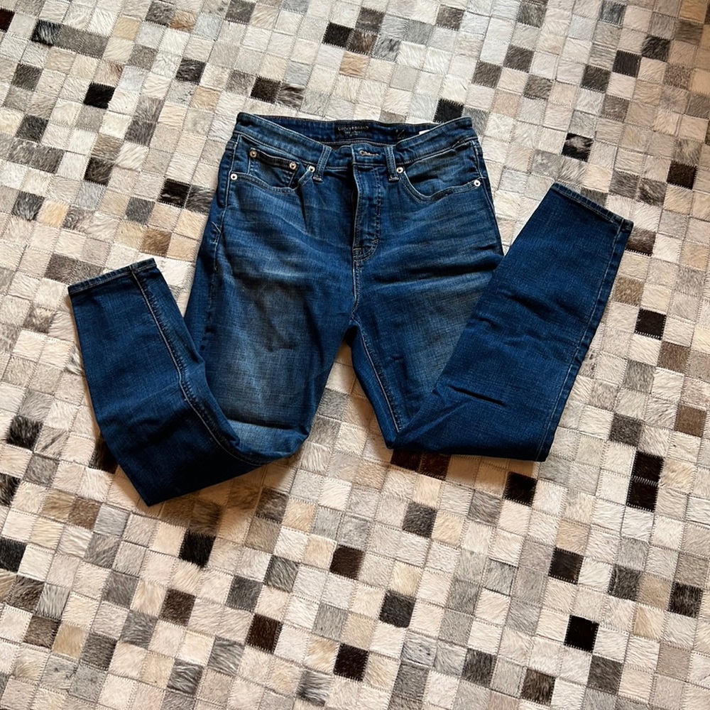 Lucky brand jeans, high rise skinny, size 4